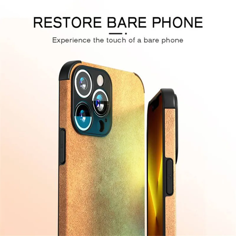 luxury lambskin pu leather case for iphone 13 12 11 pro max mini xr xs x 8 7 plus se 3 2020 soft silicone shockproof phone cover free global shipping