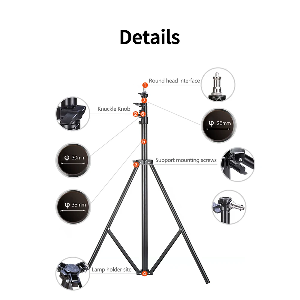 Портативный усилитель из алюминиевого сплава Фотографическая стойка