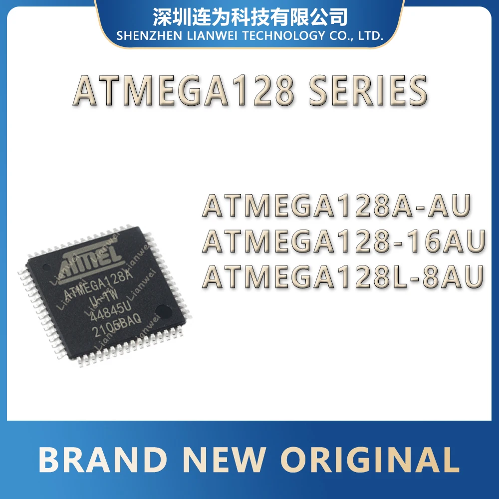 

ATMEGA128-16AU ATMEGA128A-AU ATMEGA128L-8AU ATMEGA128 ATMEGA128A ATMEGA128L ATMEGA IC Chip TQFP-64