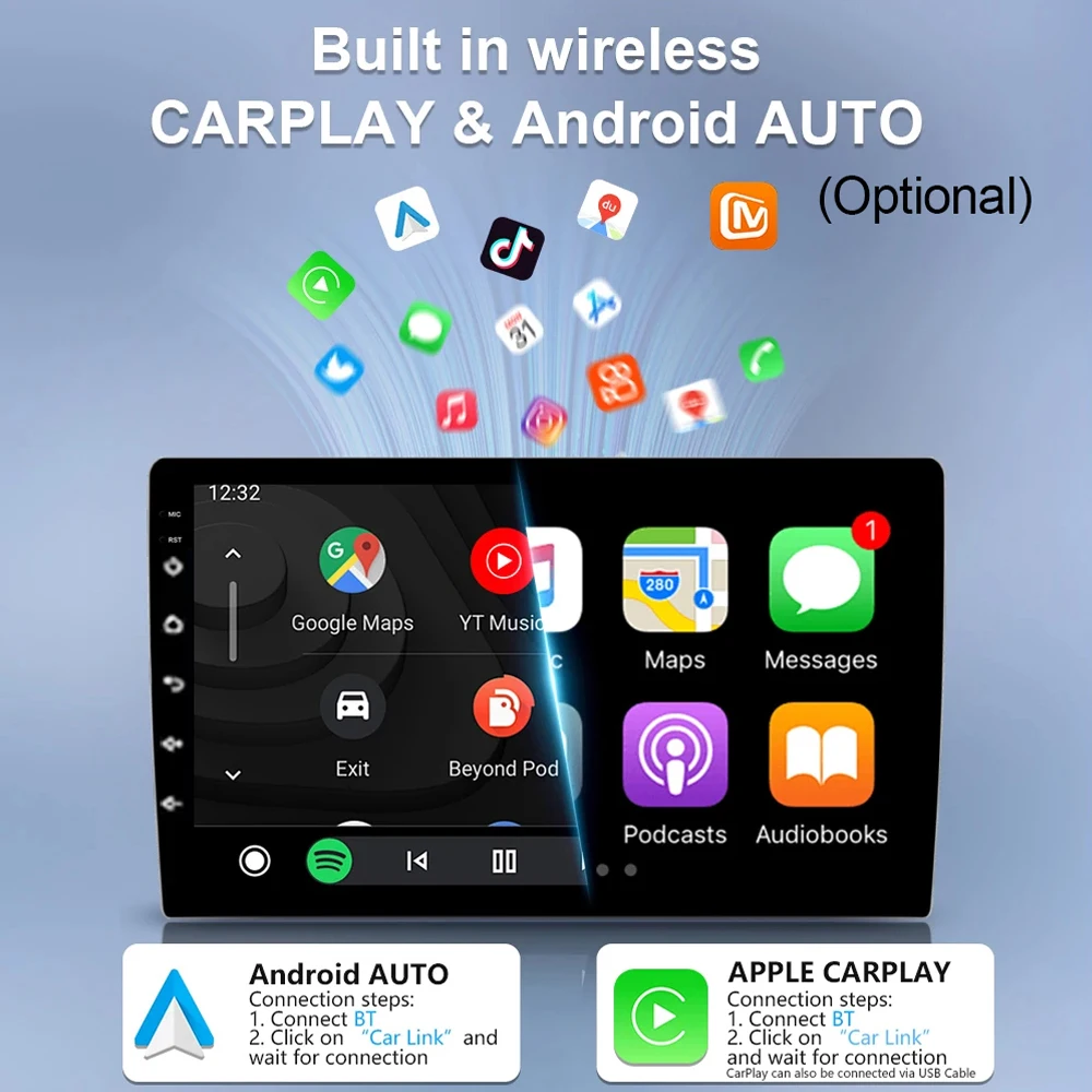 Android 14 Carplay Auto для Fiat Egea Tipo 2016-2020 навигация GPS автомобильный радиоприемник