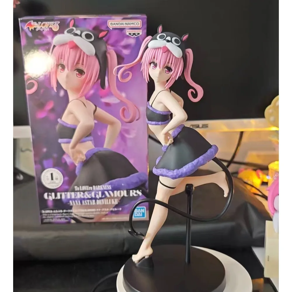 Фото В наличии: Фигурка Bandai Banpresto To Love Ru Darkness Nana Astar Deviluke GLITTER&GLAMOURS, ПВХ, аниме-модель, игрушка, подарок №3