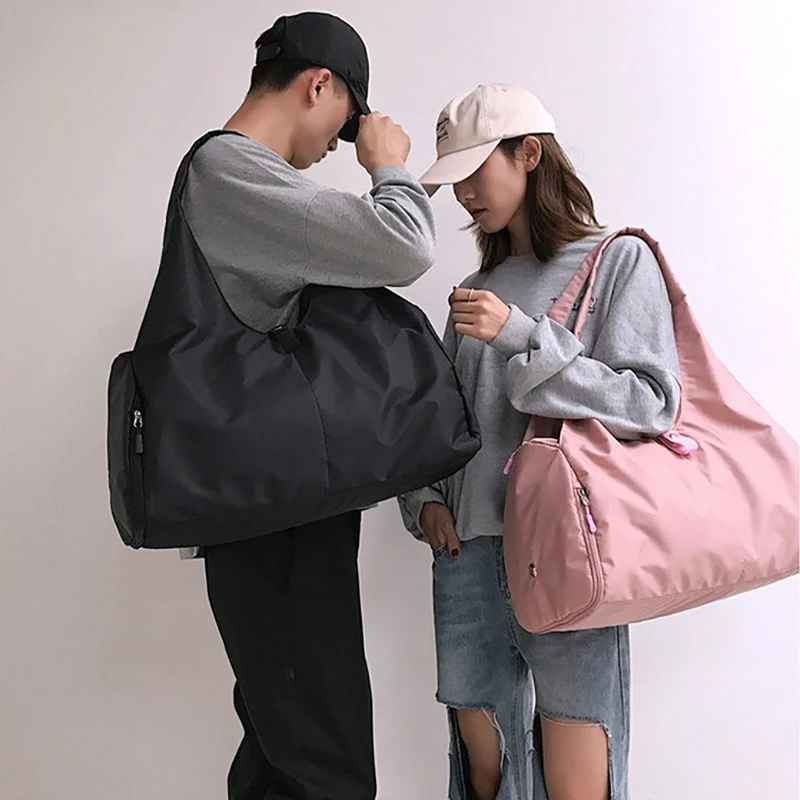 Women'S Yoga Gym Bag Fitness Travel Luggage Handbag Beach Swimming Duffle Weekender Shoe Pocket Outdoor Sports Shoulder Bag Men