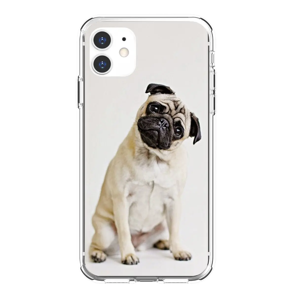 Силиконовые чехлы для телефонов с изображением милого мопса-Собаки-HD-обои iPod Touch