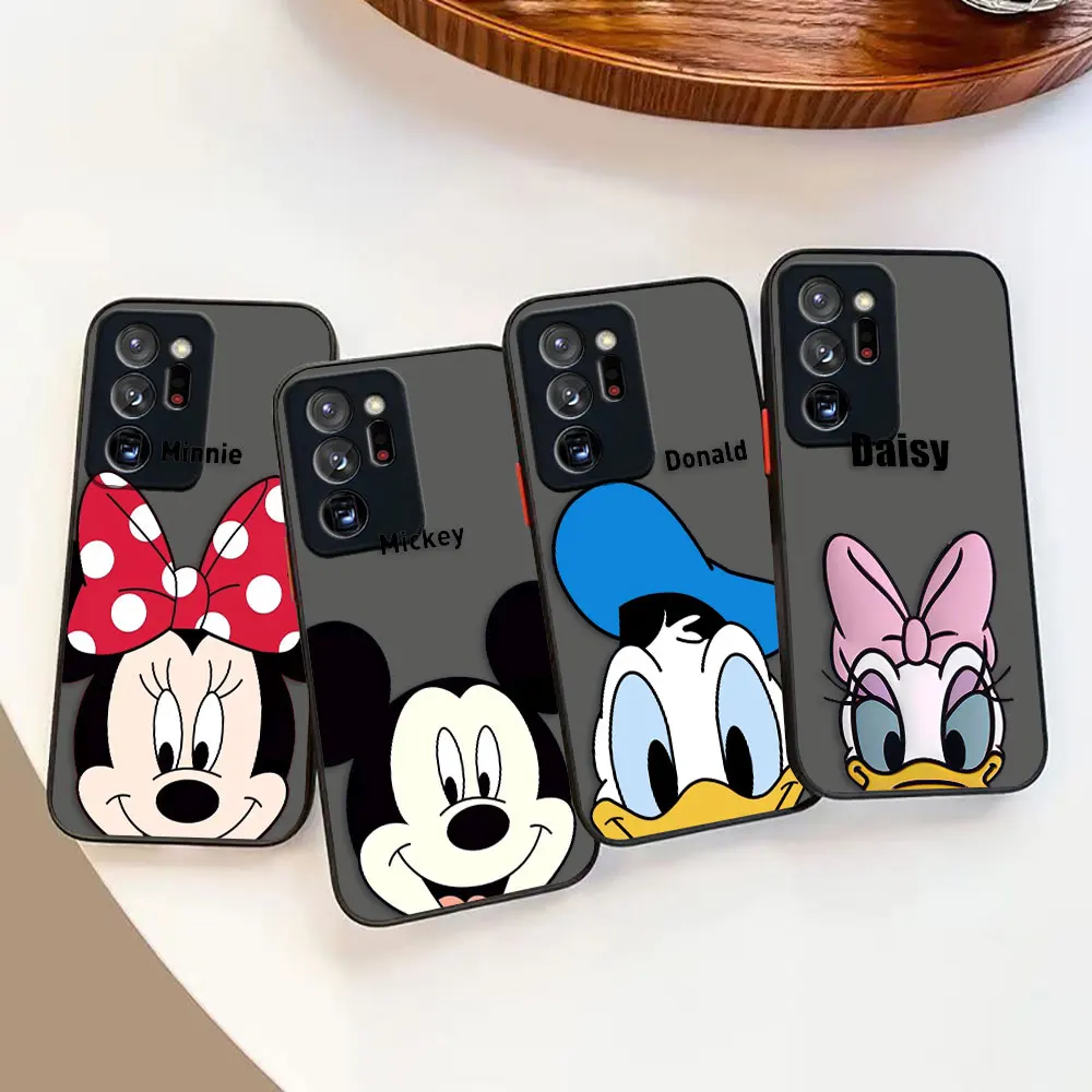 

Matte Case for Samsung Galaxy NOTE 20 9 8 A13 A12 A10 A11 7 A04E A04 A03S A02S 5G ULTRA Plus Case Minnie Mickey Mouse Art Comics