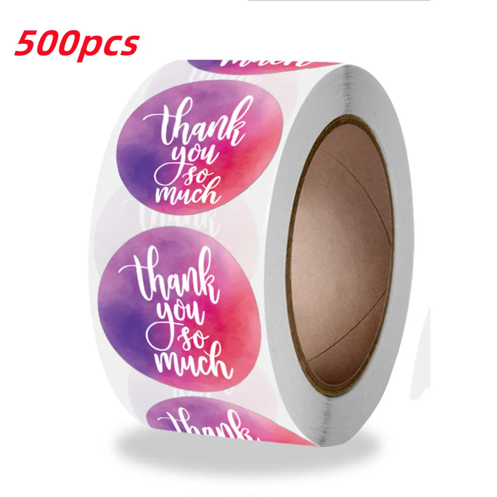 

100-500 шт., наклейки из золотой фольги