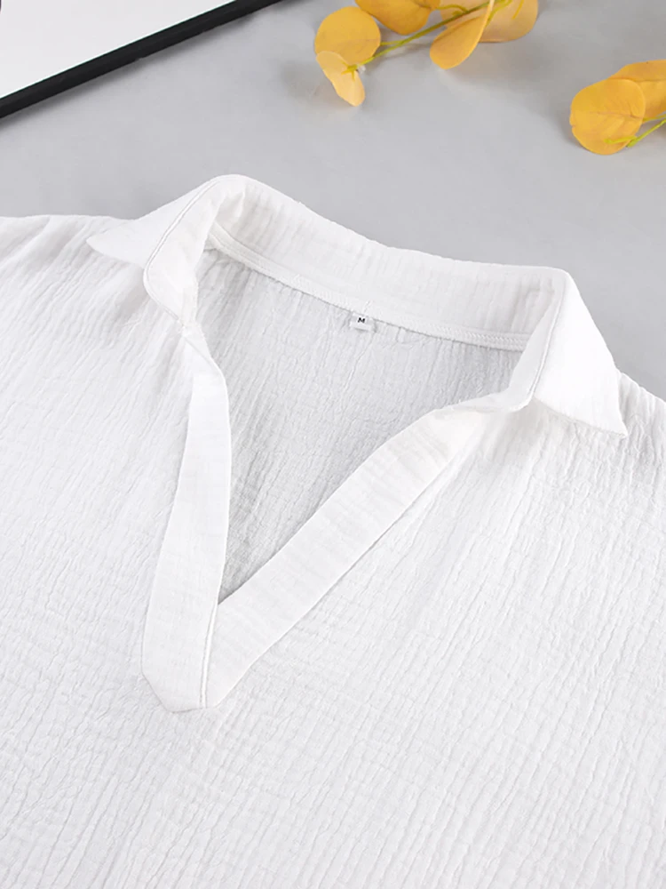 Restve Cotton Women's Nightwear Loose 2 Piece Sets Lantern Sleeve V Neck Sleepwear Female Casual Trouser Suits Winter Pajamas