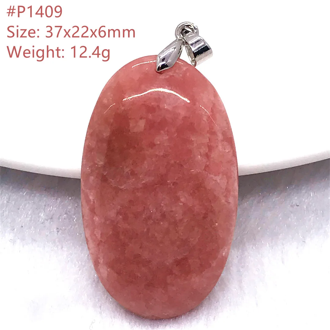 Натуральный красный ожерелье из родорозита кулон ювелирные изделия для женщин