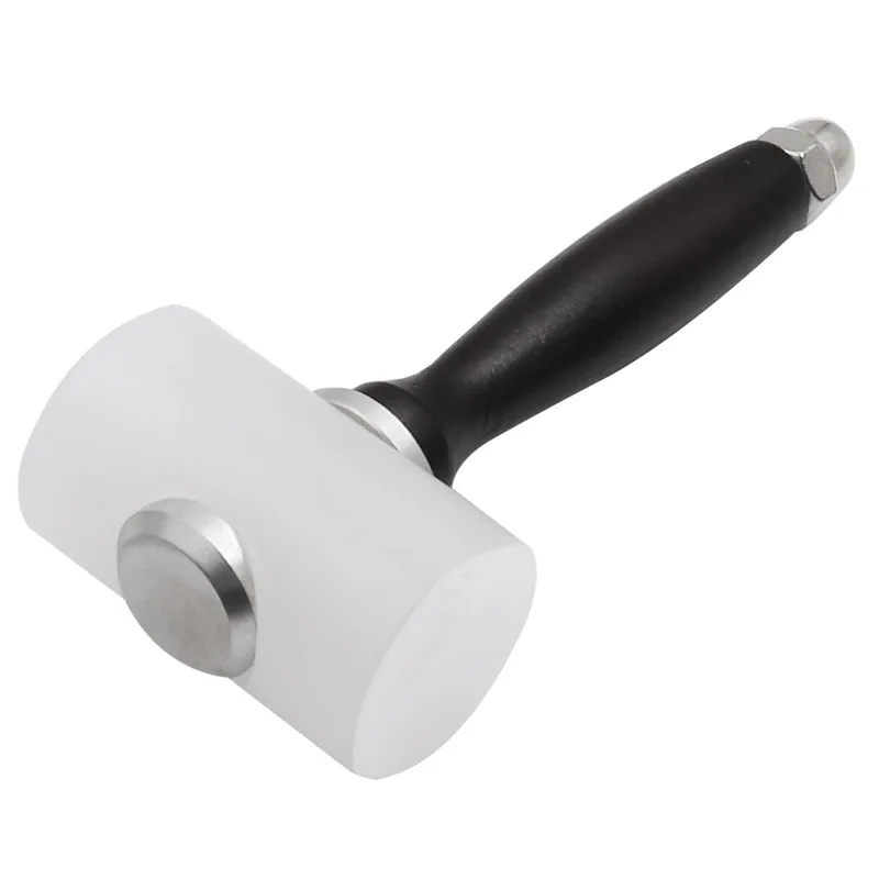 

DIY leather tool vertical hammer T-shaped leather carving hammer nylon hammer printing hammer wood handle carving hammer