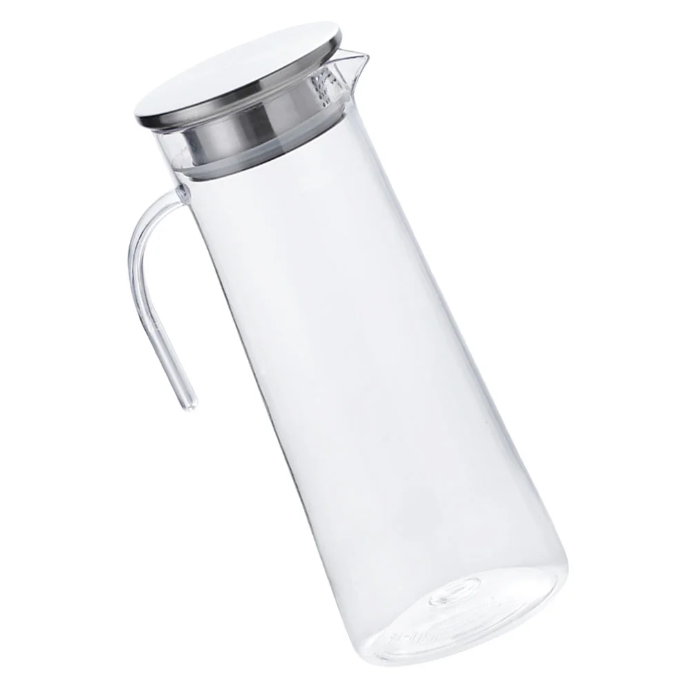 

Clear Water Pitcher Acrylic Ice Water Pitcher Kitchen Beverage Pitcher Drinking Pitcher with Lid