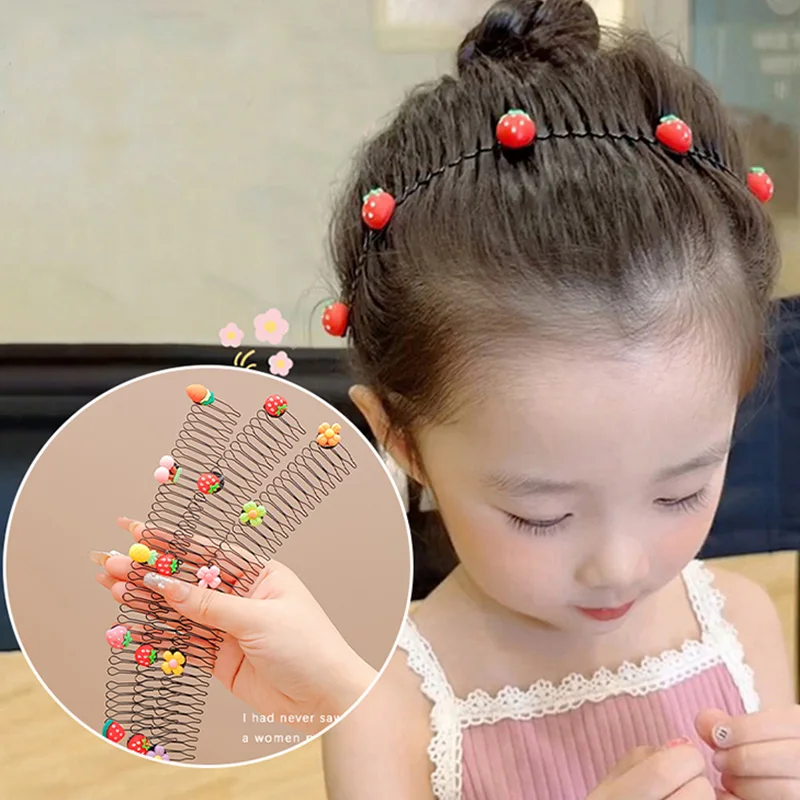 Детский гребень для волос с фруктами 2 шт