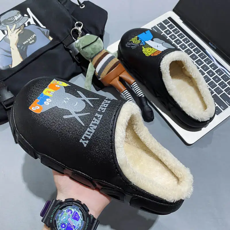 

Teenager Clogs Man Rubber Soles Winter Slipper Joging Men's Flip-Flops Top Selling Cute Shoes Tenis Fashion Tennis Athlete Shoo