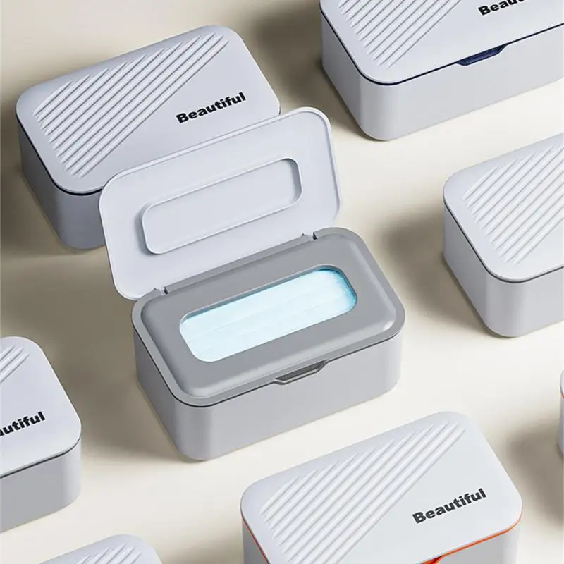

Portable Home Office With Lid Wipes Napkin Storage Basket Wipe Dispenser Wet Tissue Basket Wipe Holder Household Wet Wipes Box