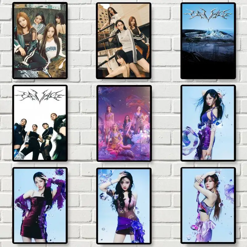 

Aespa MY WORLD kPOP POSTER Posters Prints Wall Pictures Living Room Home Decoration