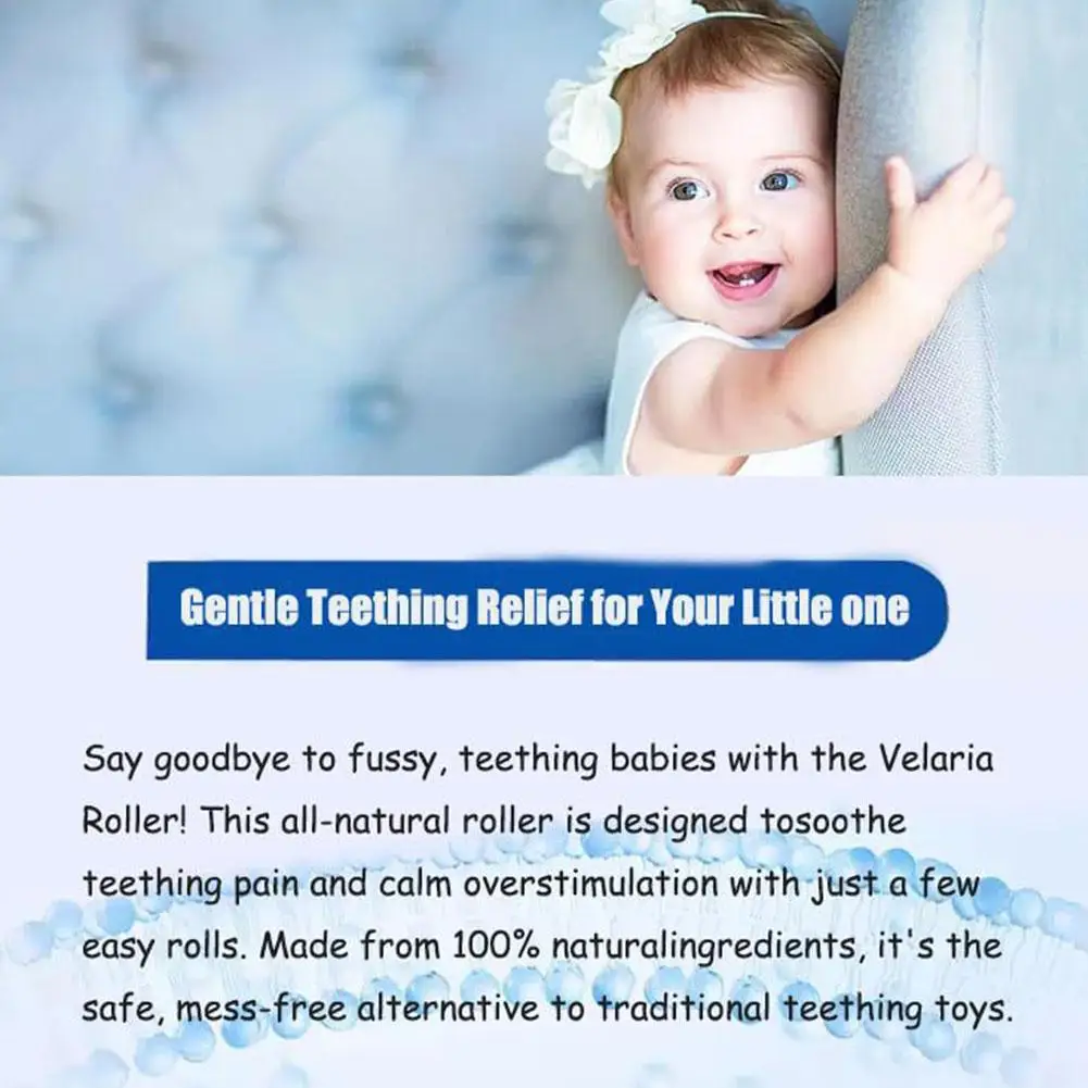 5 шт. детский валик для прорезывания зубов натуральный ролик облегчения