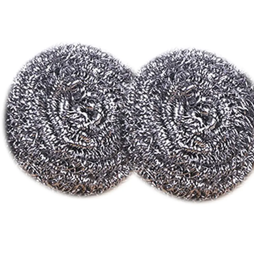 

12 Pcs Stainless Steel Mesh Wire Scourer Large Size Ball Brushes Pan Pot Dish Cleaner Scrubber Kitchen