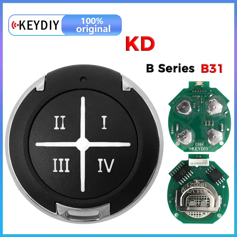XRNKEY 1 шт. KEYDIY KD B31 пульт дистанционного управления для гаражных ворот 4 кнопки