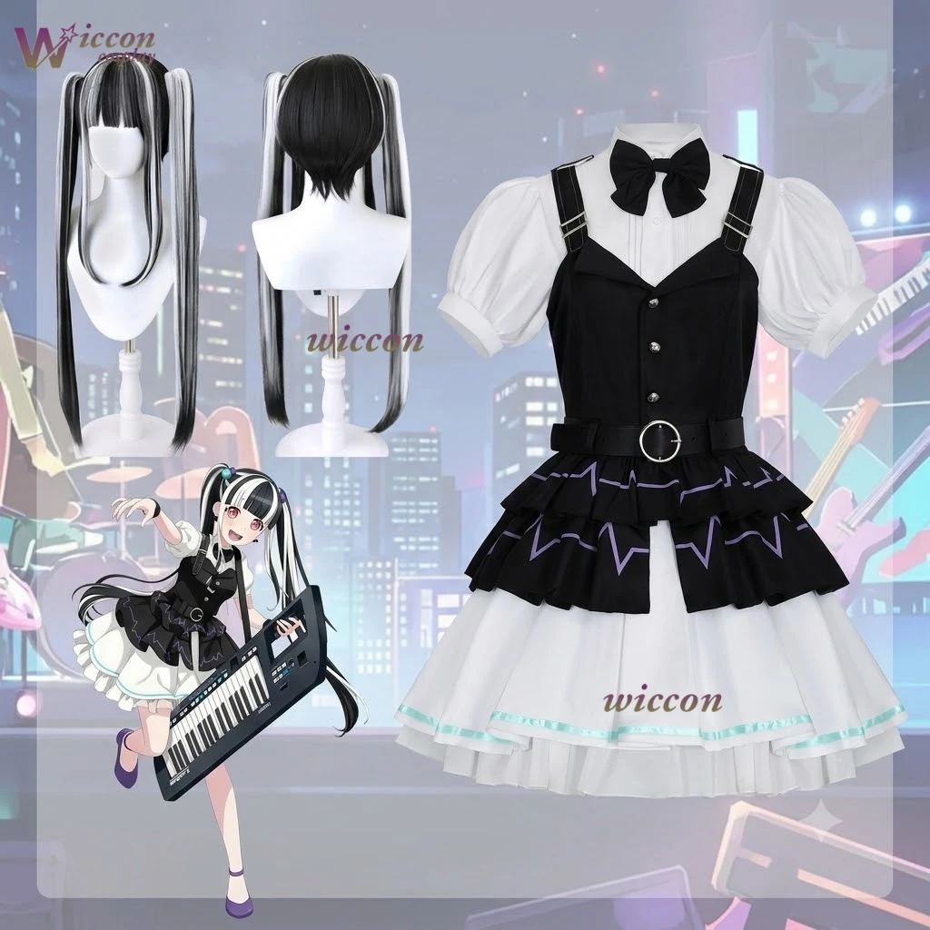Фото Костюм для косплея WonkaCos BanGDream PAREO к 10-летию: Нюбара Рейона, игровой костюм, женское платье, костюм для Хэллоуина №3