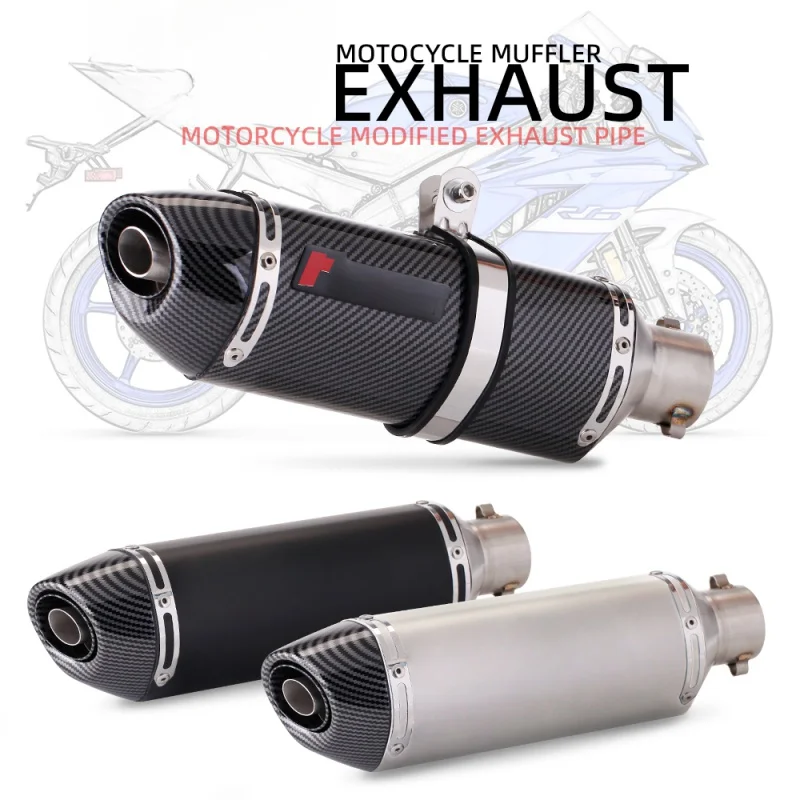

Универсальная мотоциклетная выхлопная труба Yoshimura R77, модификация дБ, глушитель для Honda PCX125 MT07 S1000RR FZ6 R3 ZX6R Z900 GSXR600