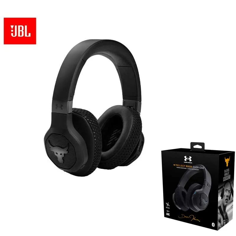 

JBL Bluetooth 5.0 Earphones Under Armour Project Rock Wireless Headphones Hi-Fi Stereo Headset In-Ear Sports Running Earbuds jbl
