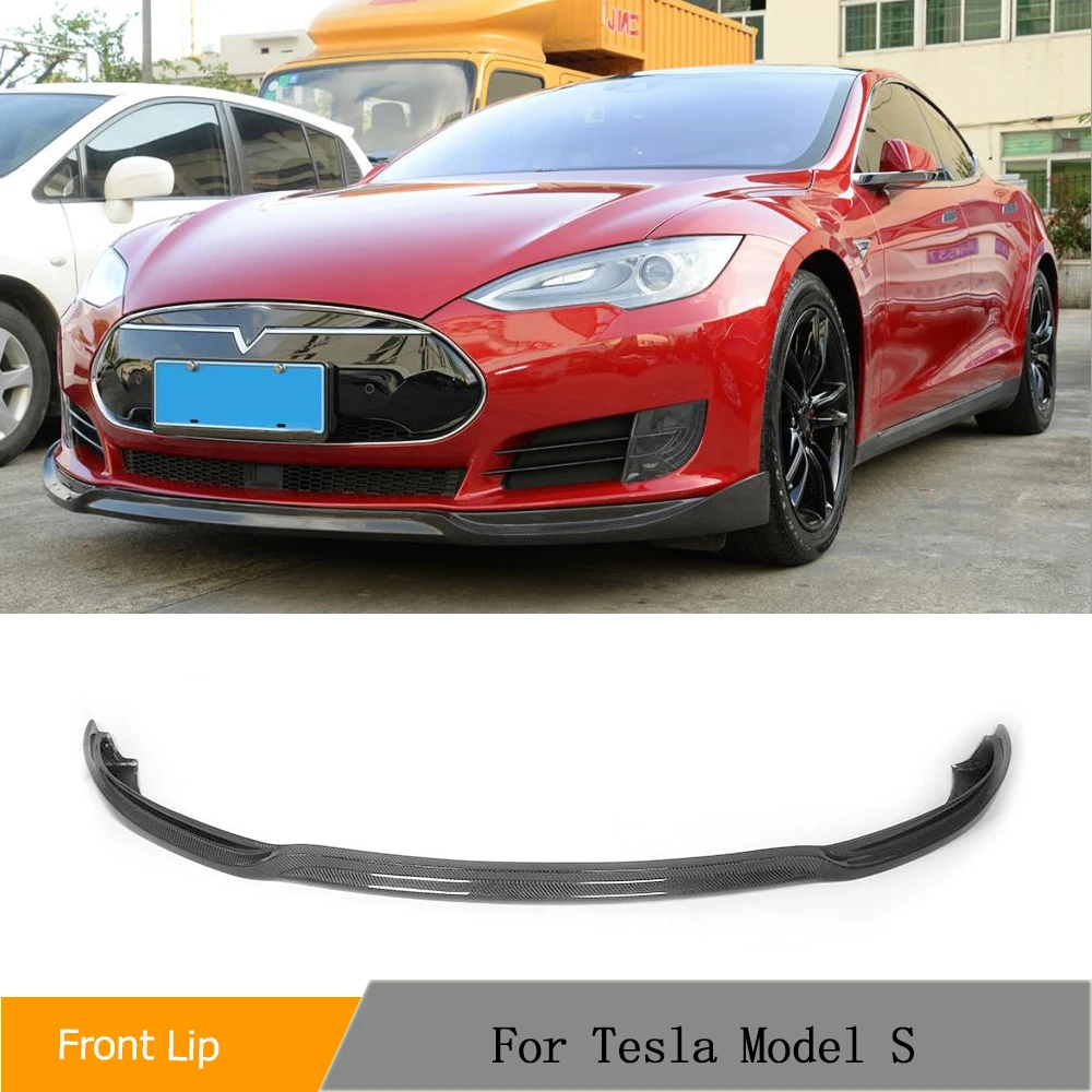Автомобильный передний бампер спойлер разветвители для Tesla Model S Sedan 4 Door 2012-2016