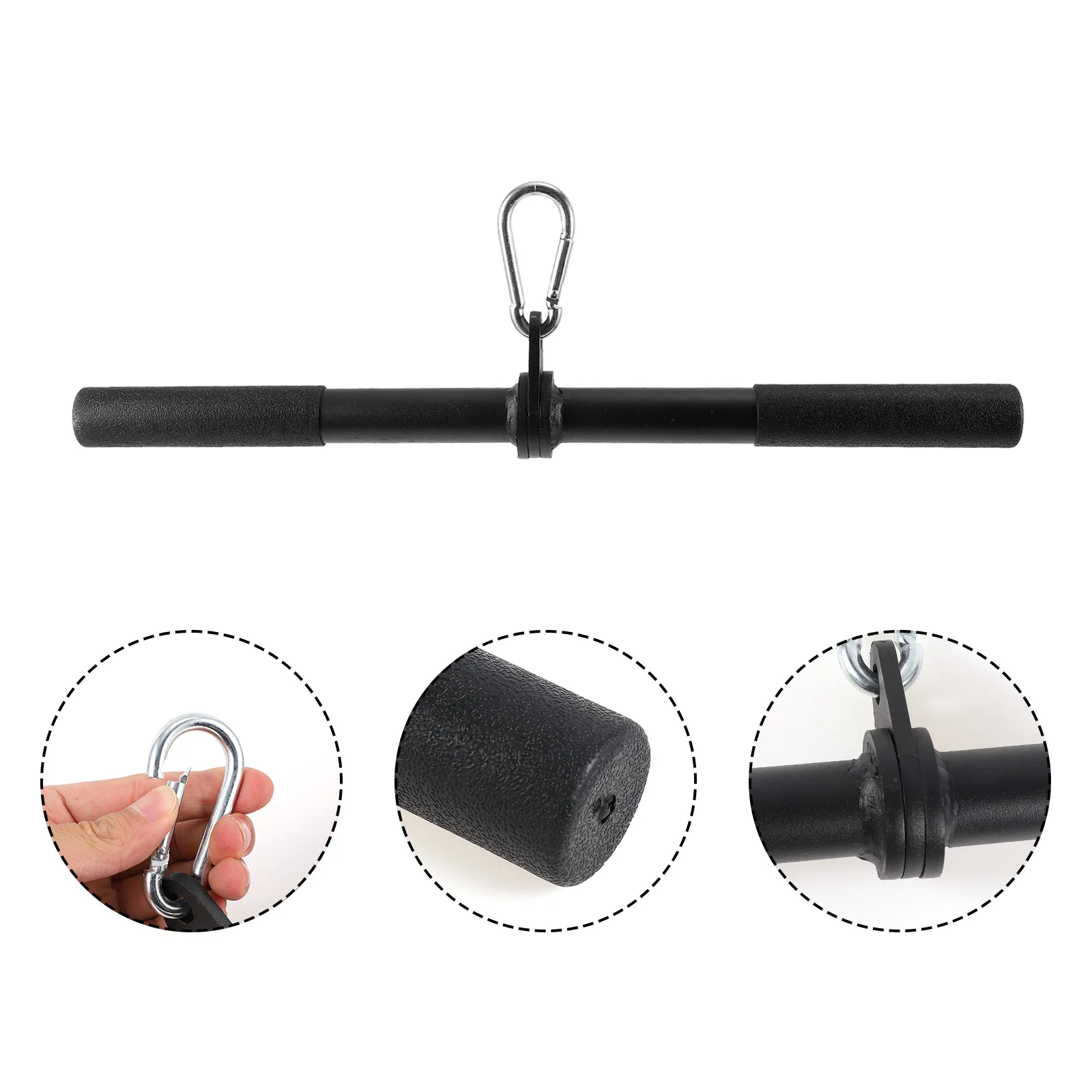 1Pc Back Tension Lever Muscle Pulling Rod Muscle Training Bar Down Bar