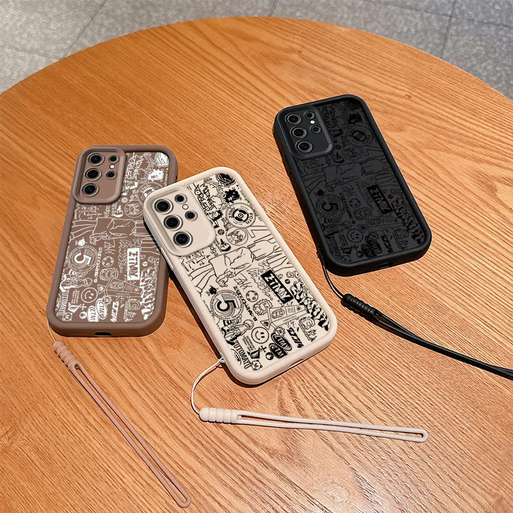 Чехол для телефона с рисунком Zutomayo Samsung S24 S23 S22 S21 S20 FE Plus Ultra 5G мягкий силиконовый