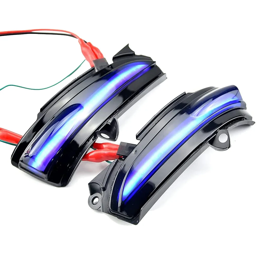 

For Ford Fusion Mondeo MK5 2014-2019 Car LED Dynamic Side Rearview Mirror Light Turn Signal Light Blue Blinker Indicator