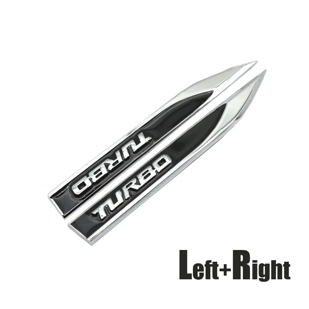 

Металлический логотип Turbo, боковое крыло, эмблема кузова автомобиля, значок, наклейка, товары для Honda Civic City Jazz Accord Crv Fit простота, 2 шт.