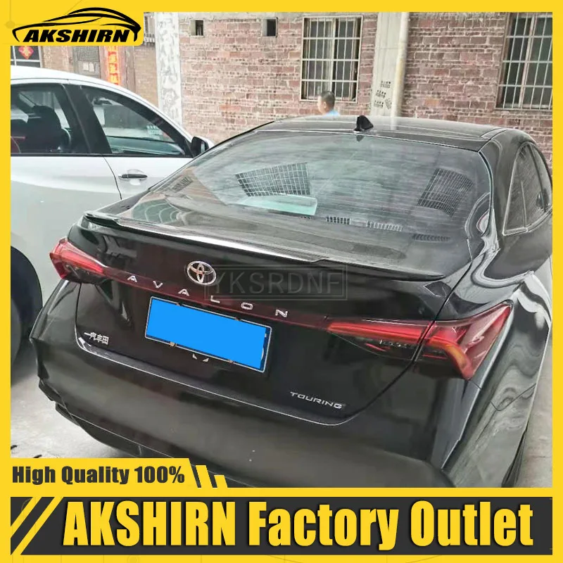 

Стайлинг автомобиля из АБС-пластика Неокрашенный задний Багажник крыло багажника задняя губа спойлер на крышу для Toyota Avalon 2019 2021