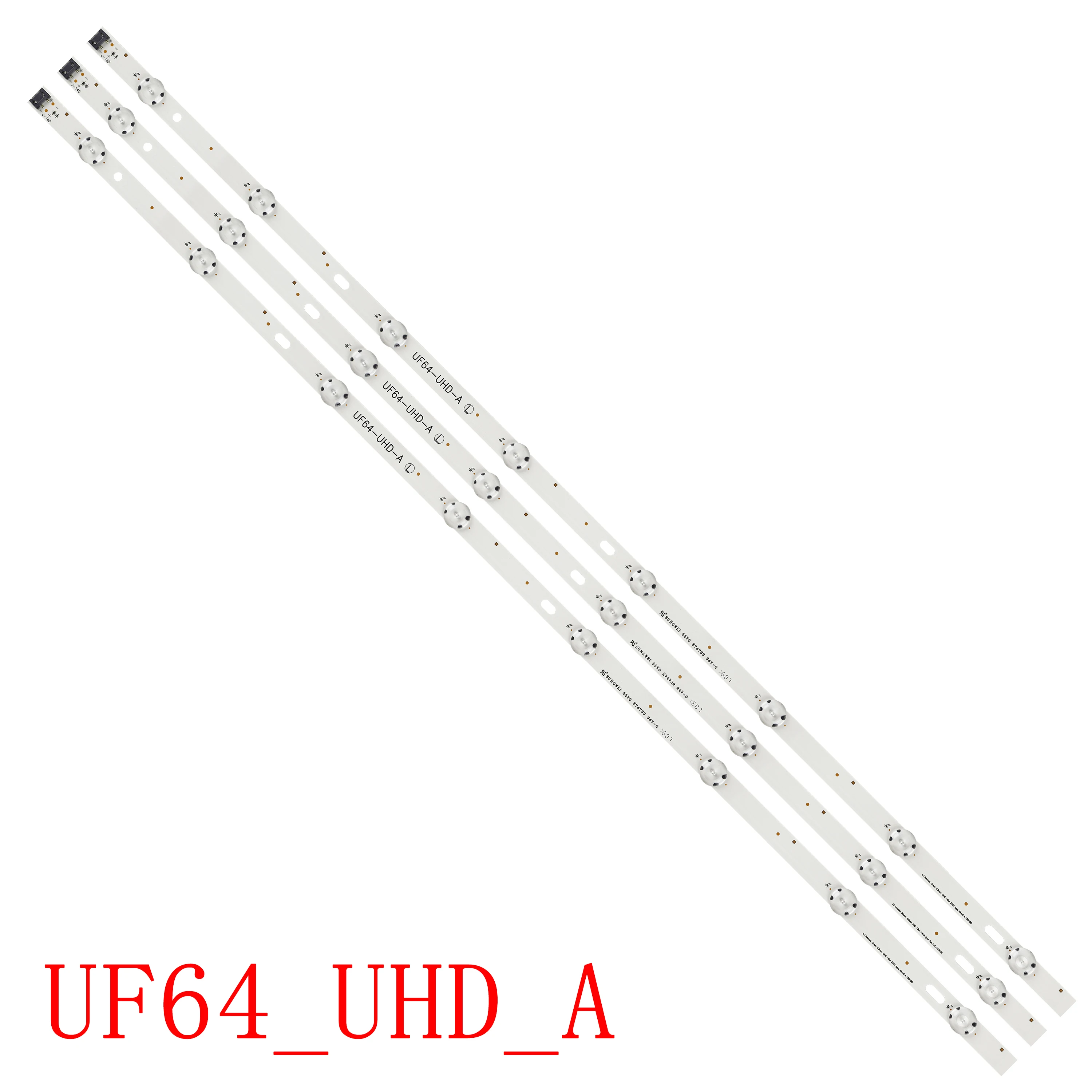 

10set=30pcs New 8LED 850mm LED backlight strip for LG 43UH6030 43UF640 UF64_UHD_A 43LH60FHD 43UF6407 43UH610V 43UH619V 43UH603V