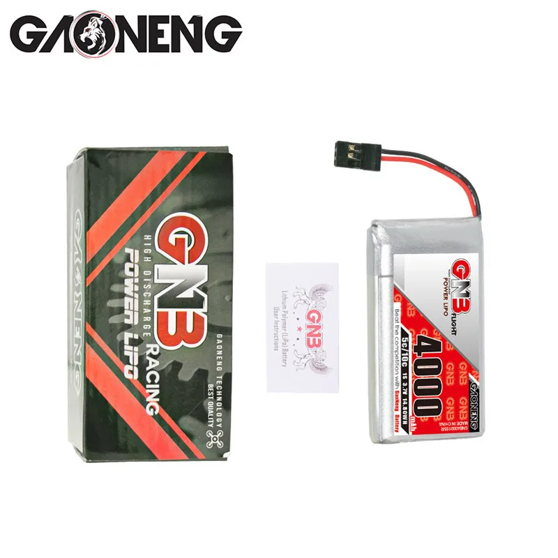 GAONENG GNB 1S 3 7 V 4000mAh 5C/10C Lipo батарея с JR Разъем передатчик посылка для Sanwa M17 RC шаблон