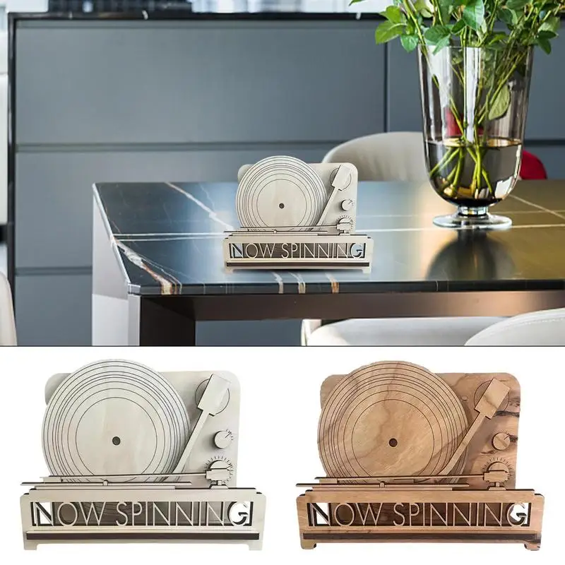 Now Spinning Album Stand Now Spinning Vinyl Record Display Stand Desk Multifunctional Music Album Collection Bracket For All