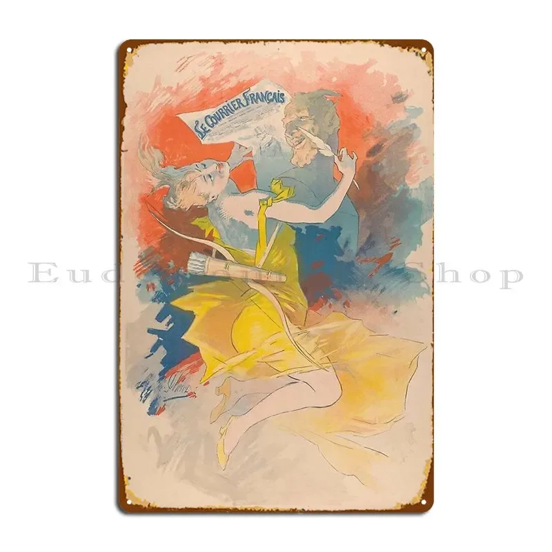 Жюль Чарет французский плакат искусство металлическая табличка гараж вечерние