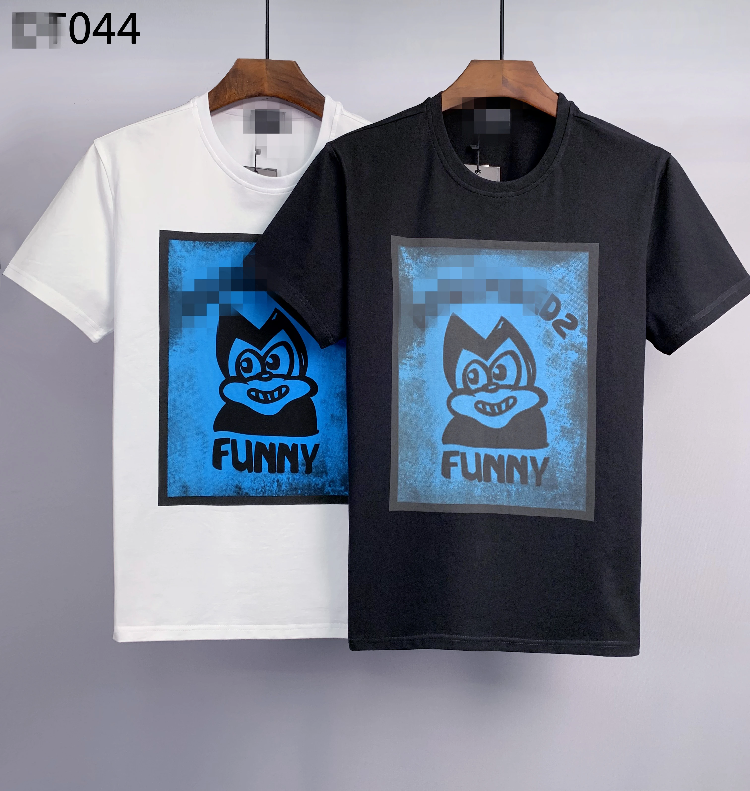 

2022 New D2 Women/Men's Cartoon Letter Printing Stylish Cotton Summer Top T Shirts Couple Outfit DT044#