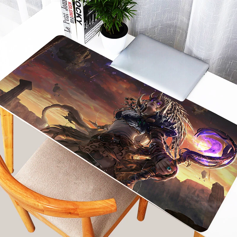 LOL Soraka Игровой Коврик Для Мыши 90x40 См Из Натурального Каучука