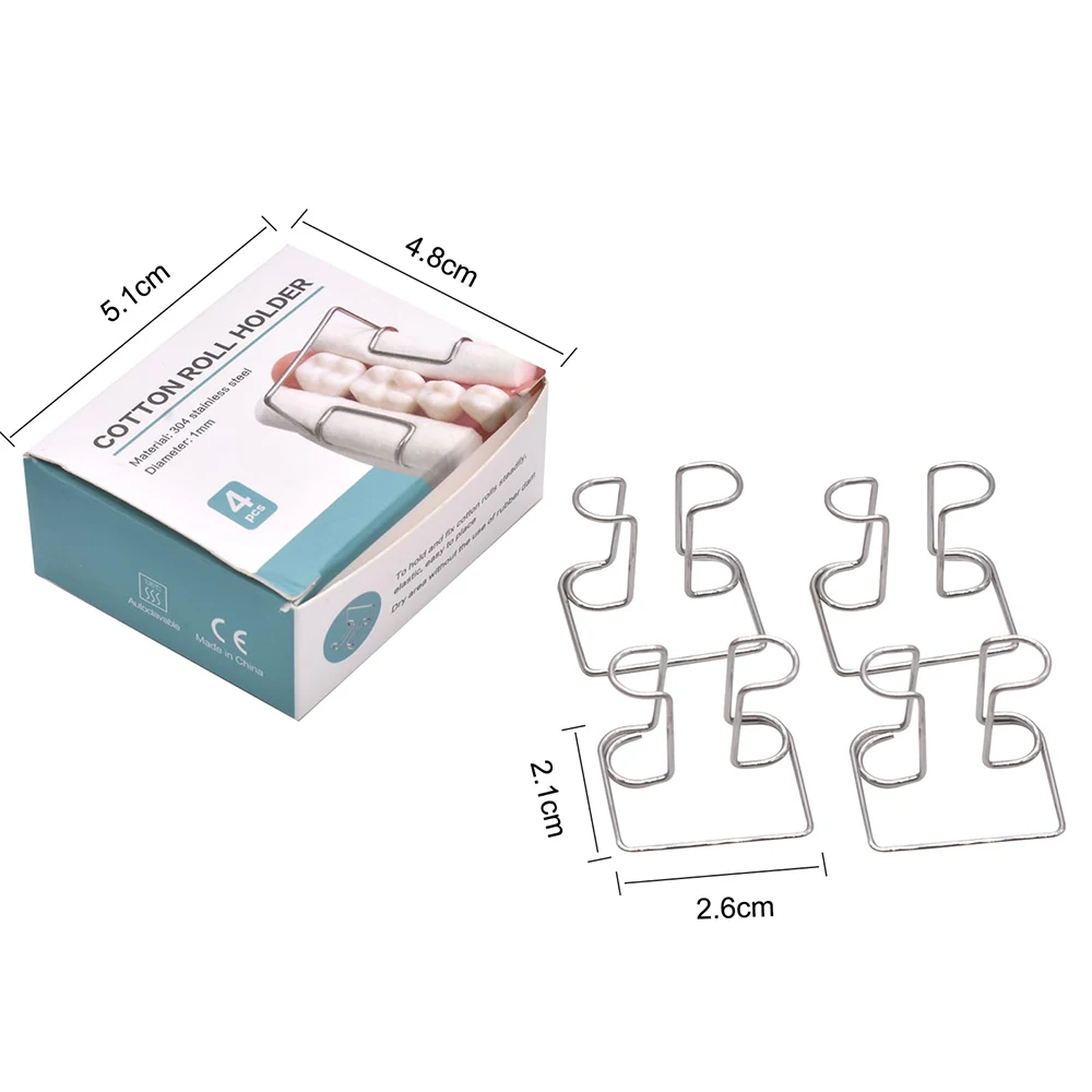 Стоматологический зажим для ватного рулона автоклавируемый держатель из