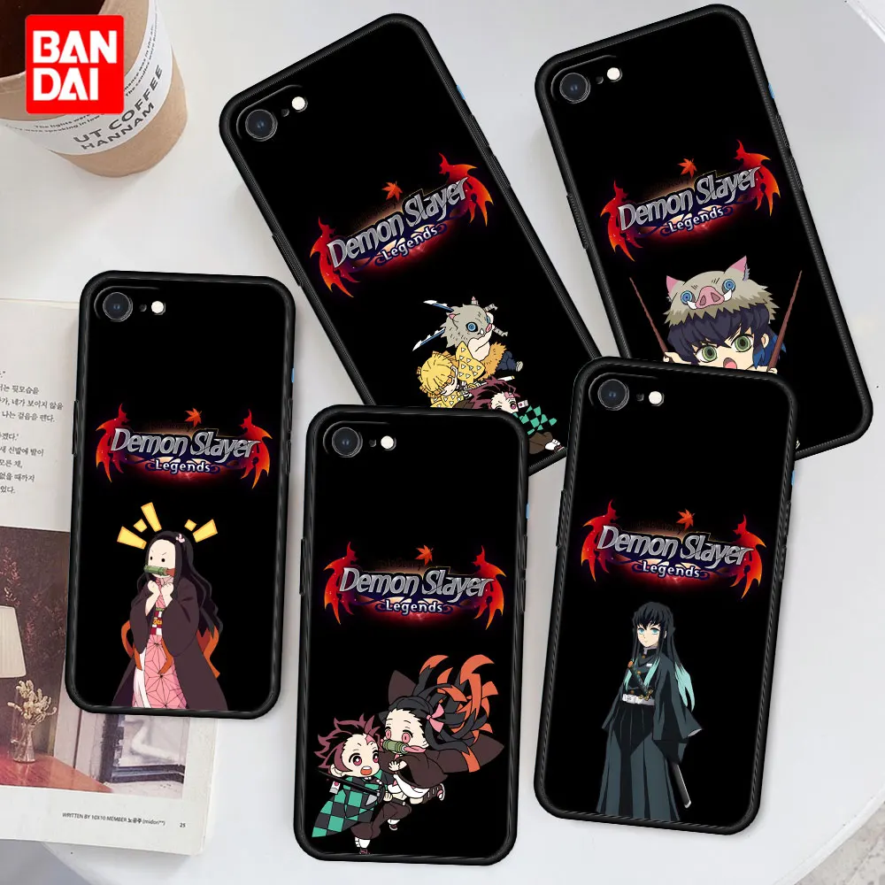 

Cover Case for iPhone SE 6 6S 7 8 Plus X XS XSMax XR 6Plus 6SPlus 7Plus 8Plus Official Back Matte Shell Capa Anime Demon Slayer