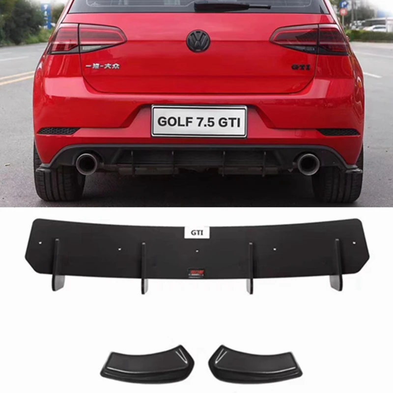 Диффузор для Volkswagen GOLF 7/7,5 VII MK7/7,5 MK VII R серии хэтчбека, предварительно заменяемый диффузор для заднего бампера
