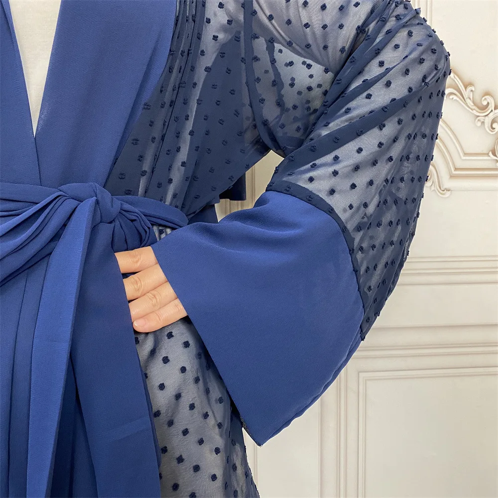 Open Abaya Kimono with Hijab Arabic Long Muslim Dress Loose Abayas for Women Dubai Moroccan Kaftan Party Islam Pakistan Clothes