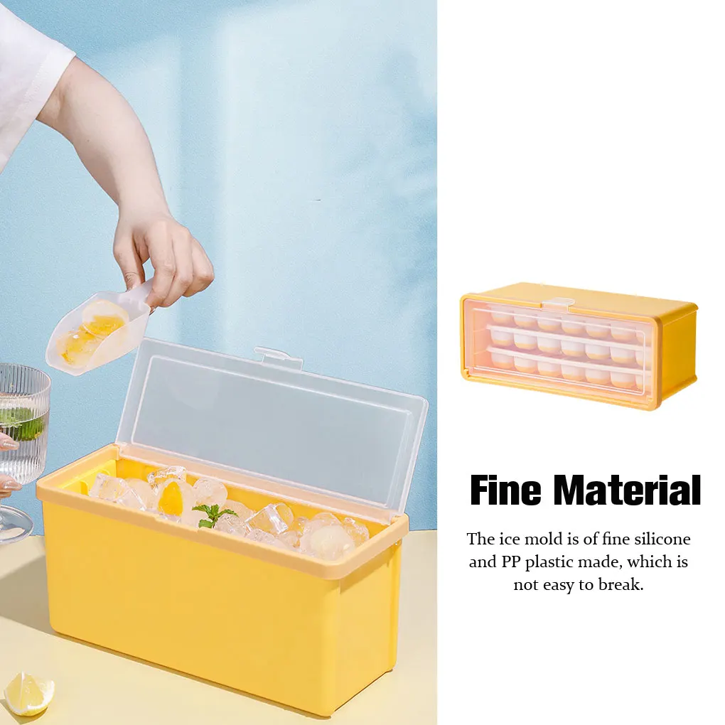 

Ice-cube Mold 3 Layer Kitchen Club Ice Block Tray Molding Tool Accessories