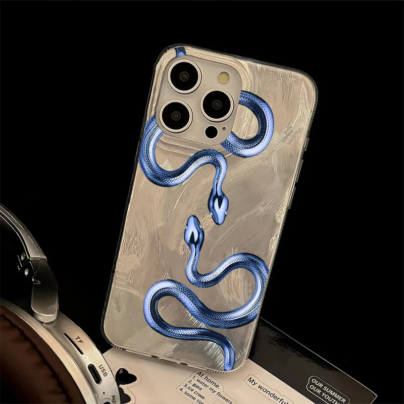 Фото Модный силиконовый чехол с иллюстрацией Золотой Змеи для Samsung Galaxy S25 FE S24 S23 S22 Ultra S21 Plus A16 A26 A36 A56 №4