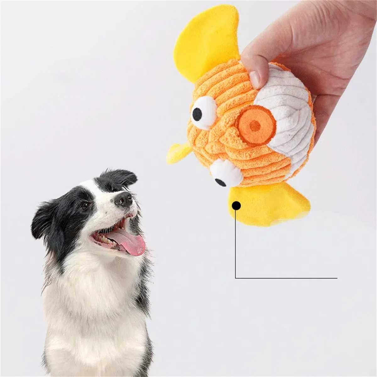 Плюшевая скрипучая игрушка для собак мультяшный краб щенок домашних животных