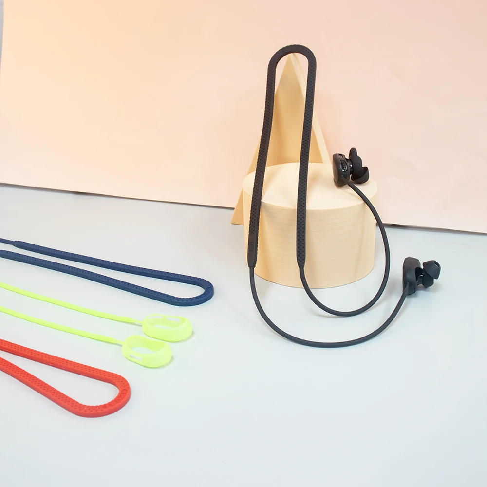 

Ремешок для наушников BOSE QuietComfort, силиконовый держатель для наушников, зажим для кабеля, аксессуары для шеи