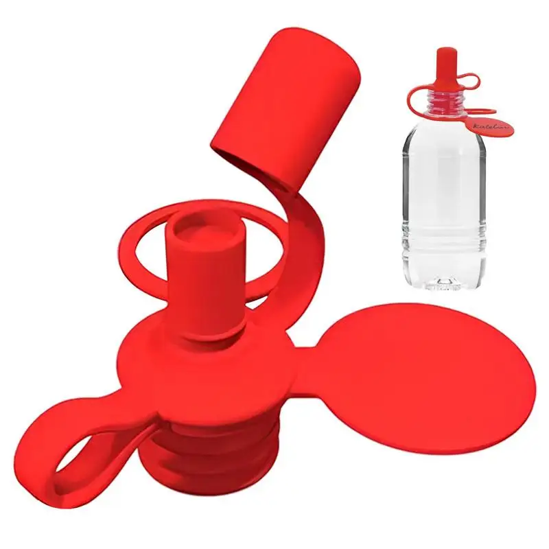 

Адаптер для воды для детей, не протекает, силиконовая емкость для воды, сумка для еды, топ для бутылки для воды для детей