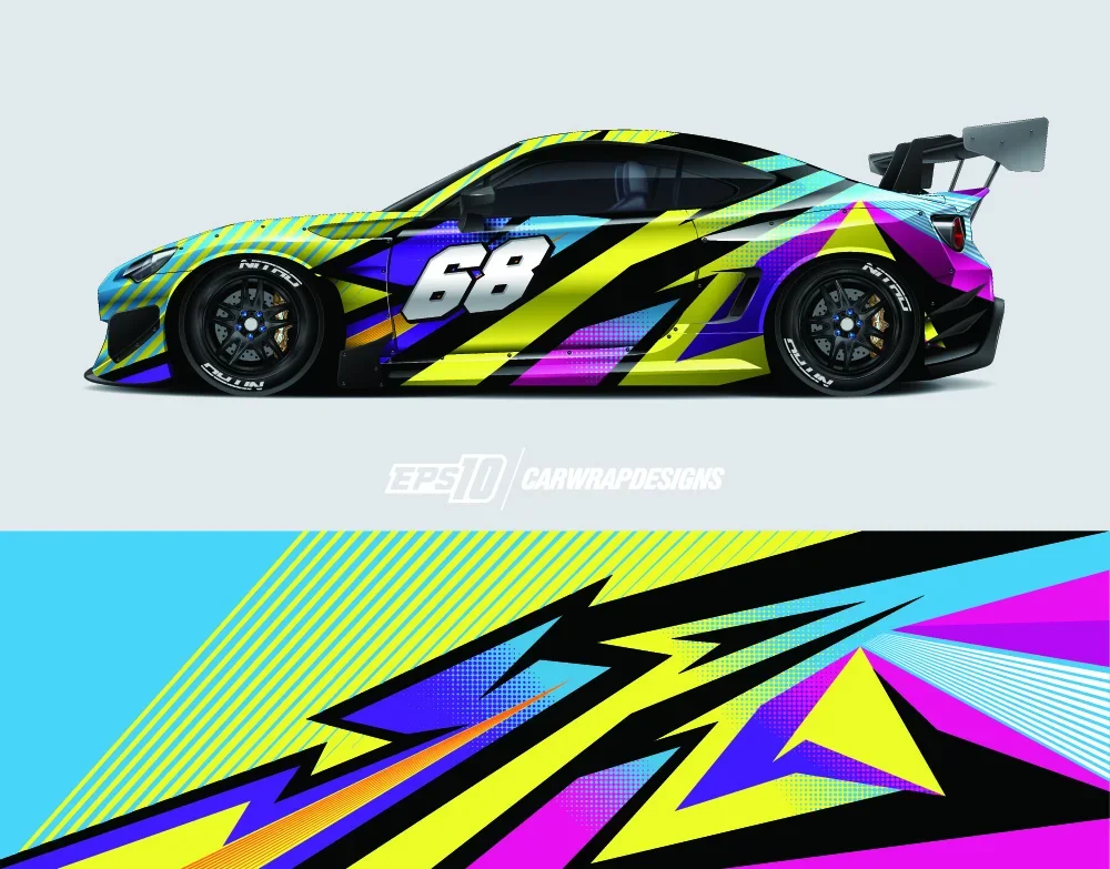 Геометрические узоры виниловая обертка для тела современный дизайн векторное