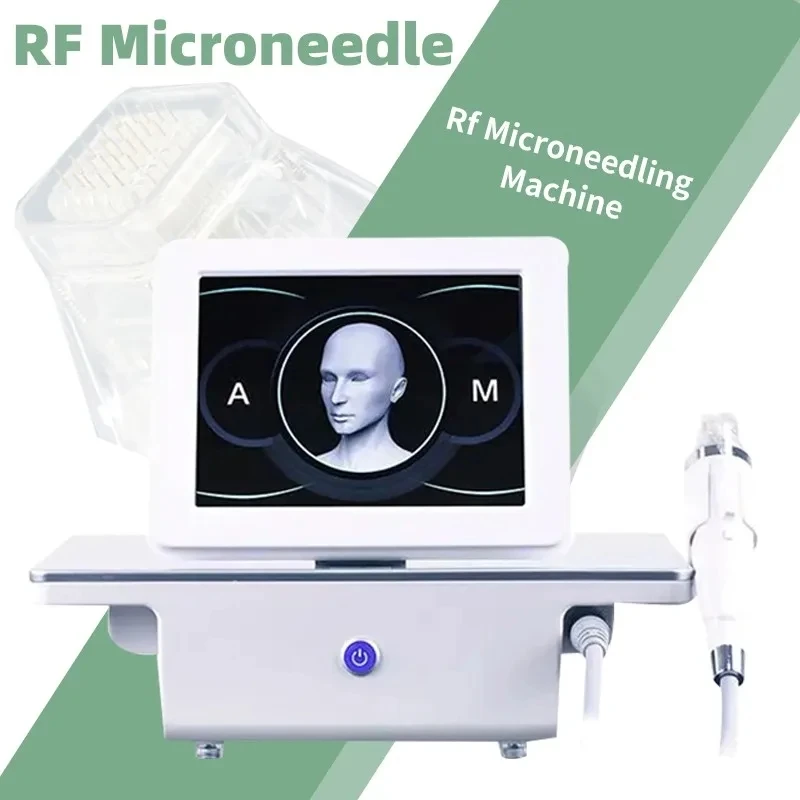 

RF Fractional Microneedle Machine with Cold Hammer RF Radio Frequency Skin Tightening Acne Scars Stretch Marks Removal For Salon