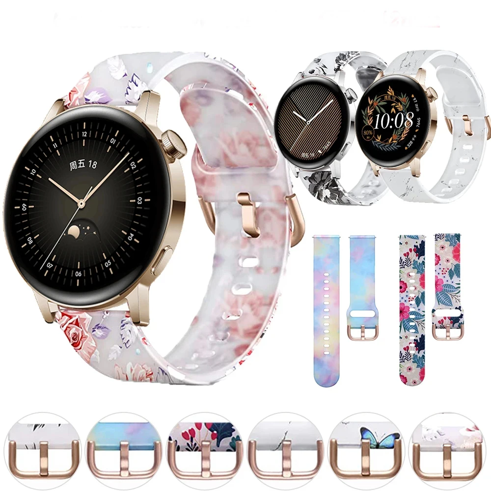 Ремешок силиконовый для Huawei Watch GT3/GT3 Pro