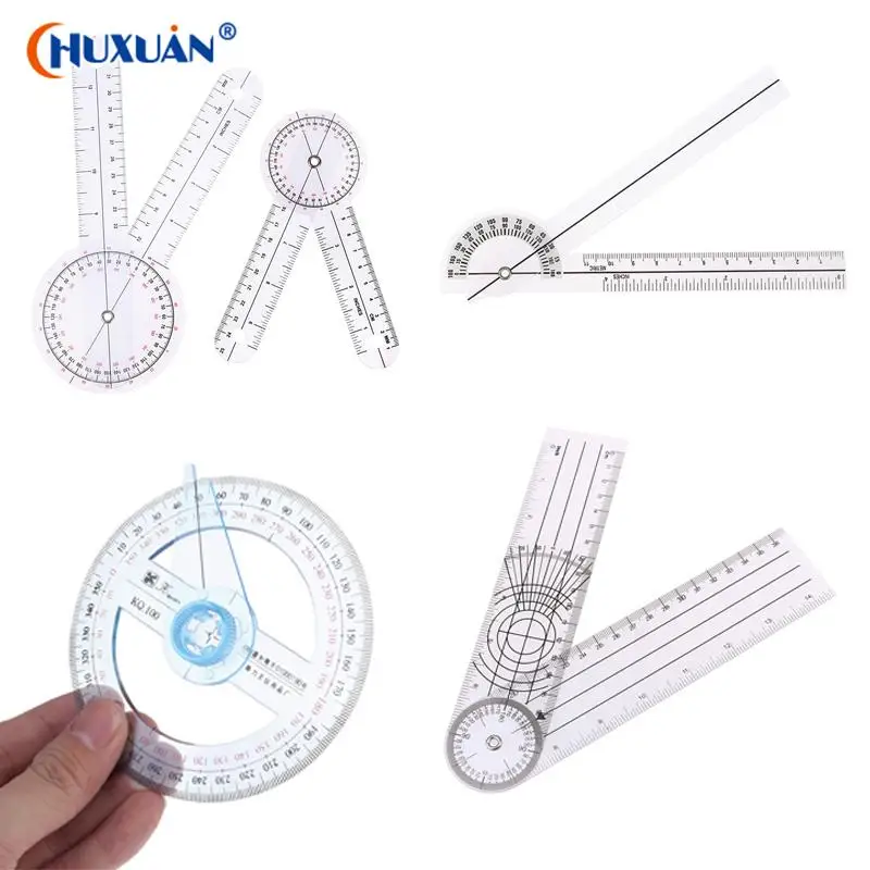 

6/8Inch 0- 360° Goniometer Medical Joint Ruler Calibrated Orthopedics Angle Rule Spinal Finger Protractor Measuring Tool