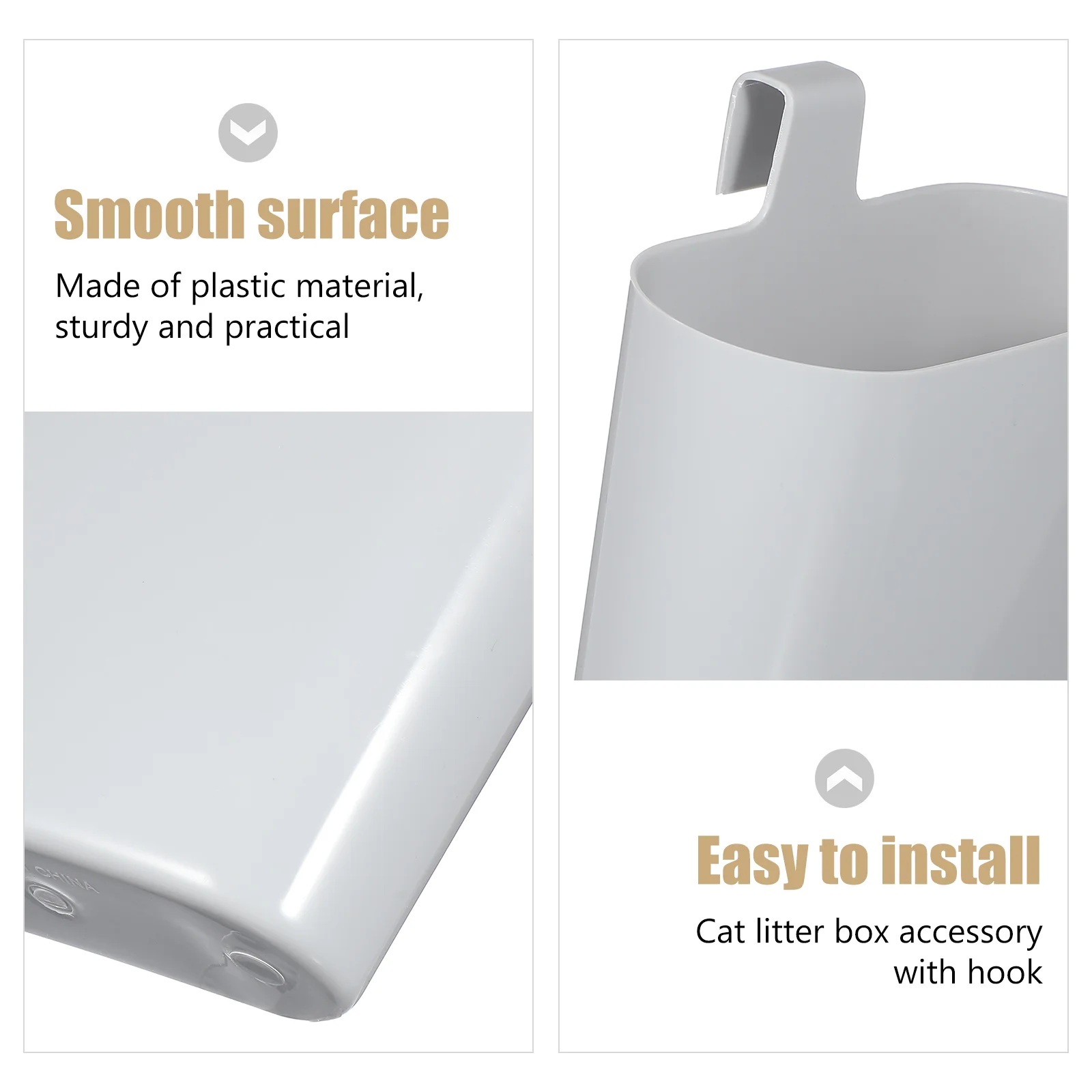 Скрытая ложка для кошачьего туалета мусорное ведро с крышкой держатели совок