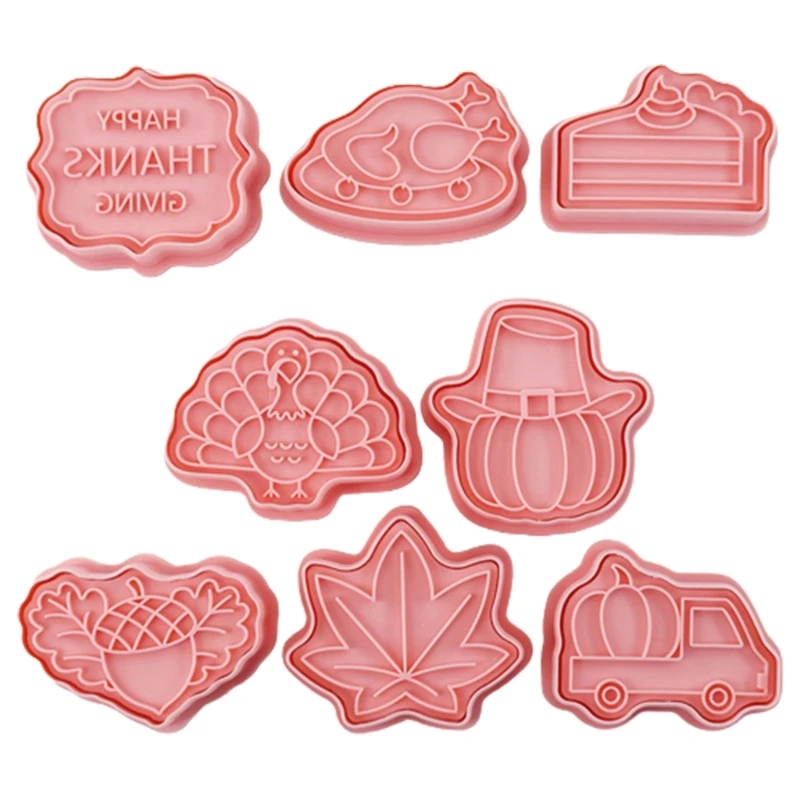 

8 шт. мини-формы для ручного пирога, пресс-форма для теста, мультфильм Турция, тыква, формы для выпечки пирогов, расширьте свой